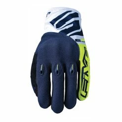 Best Sale 😀 Five E3 Gloves Yellow Fluo Blue ✨