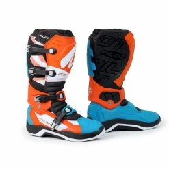 Flash Sale 🎉 Offroad Forma Pilot 🥾 Boots White Orange Aqua ✔️