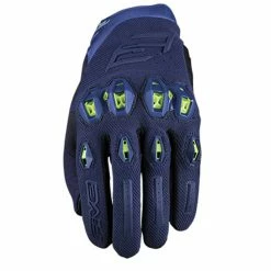 Cheapest 🎁 Summer Five Stunt Evo 2 Gloves Blue Fluo Yellow ✨