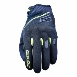Coupon 🔔 Summer Five Rs3 Evo Airflow Gloves Black Fluo Yellow 🥰