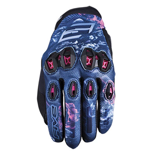 Coupon โค๏ธ Summer Five Stunt Evo2 ๐ฉ Woman Gloves Flowers Pink ๐